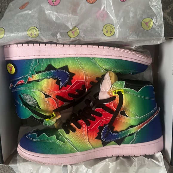 Jordan 1 high jbalvin size 13 - Picture 1 of 9